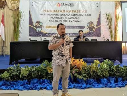 Kegiatan Penguatan Kapasitas Pelatihan Pengelolaan Keuangan Bagi Panwaslu Kecamatan Se-Kabupaten Lamongan