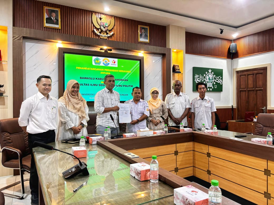 Bawaslu Lamongan dan FISIP Unisda Jalin Kerja Sama Penguatan SDM dan Pengabdian Masyarakat