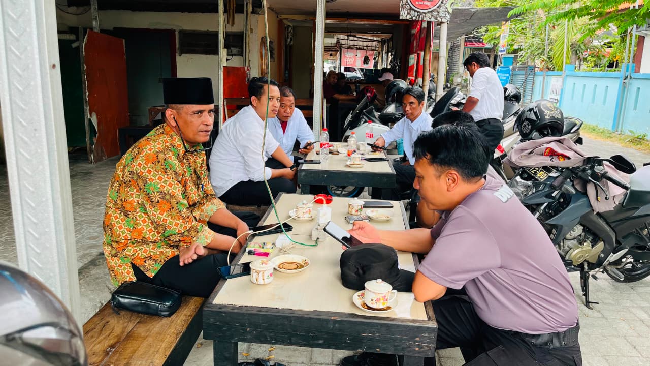 Evaluasi dan Proyeksi Pengamanan Penyelenggaraan Pemilu Tahun 2029, Bawaslu koordinasi dengan Jajaran Polres Lamongan.