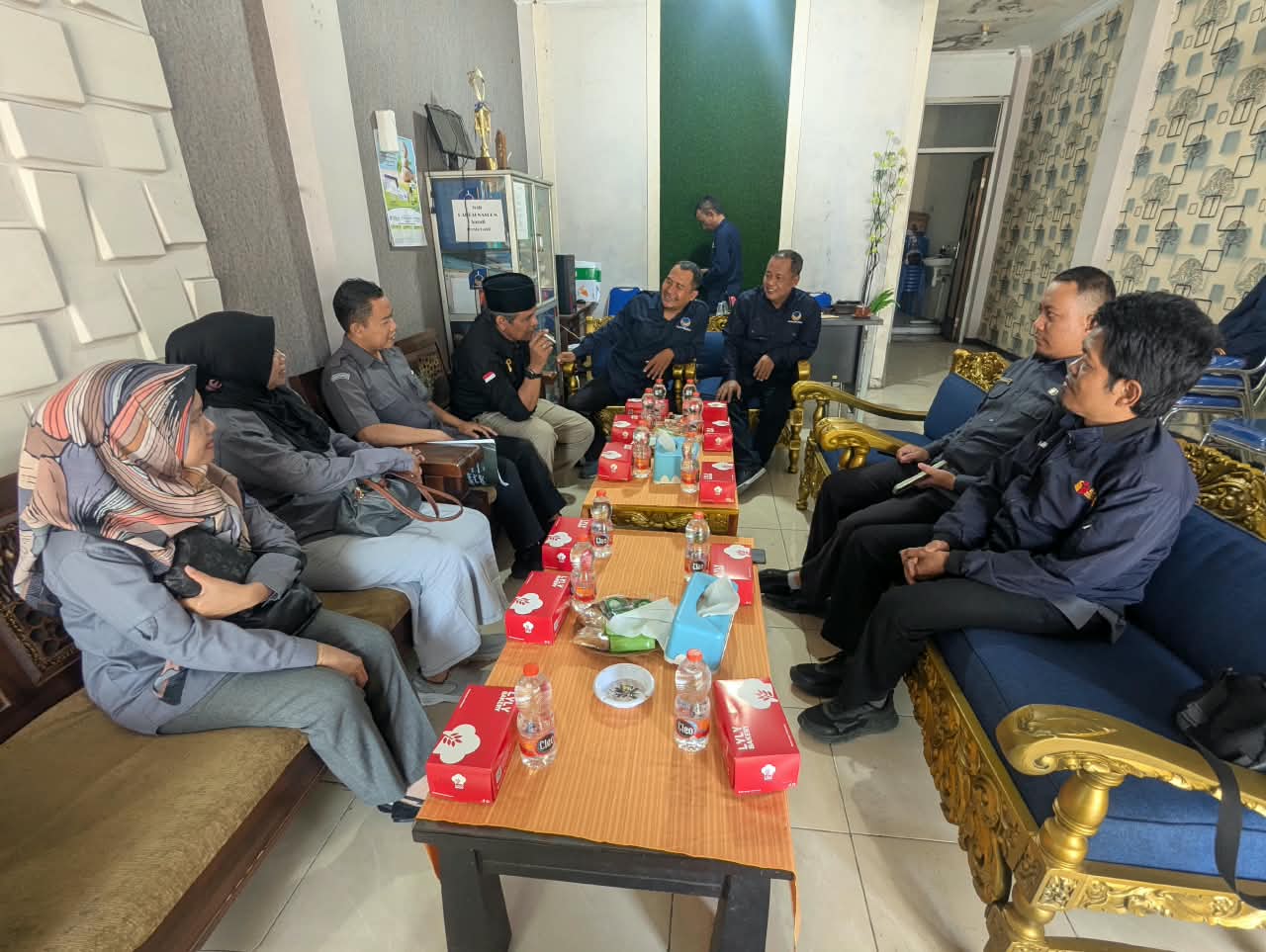 Bawaslu Lamongan Konsolidasi Kelembagaan dan Koordinasi Pemutakhiran Data Parpol melalui SIPOL di DPD Partai NasDem