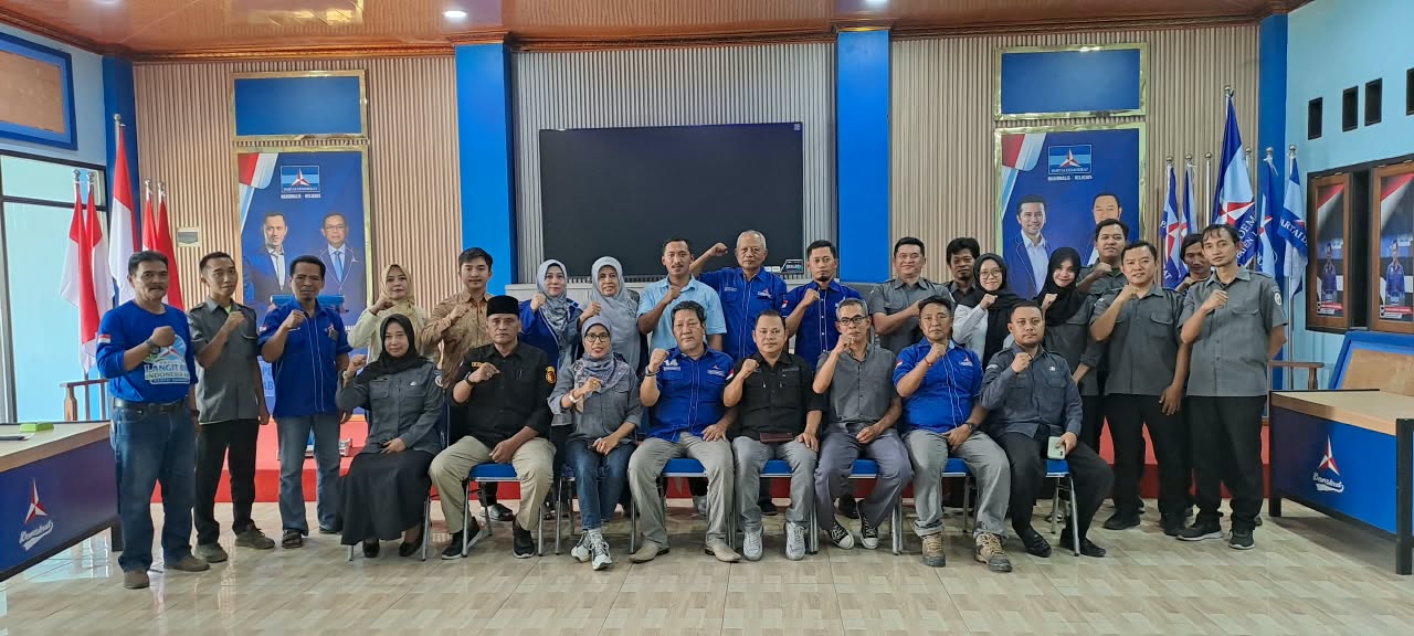 Bawaslu Lamongan Konsolidasi Kelembagaan dan Koordinasi Pemutakhiran Data Parpol dengan DPC Partai Demokrat