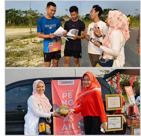 Minicast, Pembagian Pamflet PDPB, dan Pemberian Hadiah