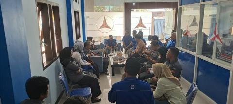 Bawaslu Lamongan Konsolidasi Kelembagaan dan Koordinasi Pemutakhiran Data Parpol dengan DPC Partai Demokrat