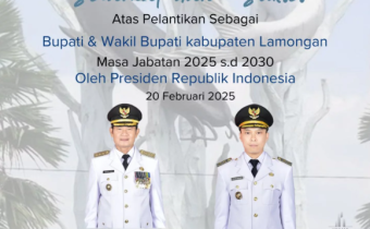 Bawaslu Lamongan Apresiasi Pelantikan Bupati dan Wakil Bupati Baru, Tegaskan Komitmen Pengawasan dan Netralitas.