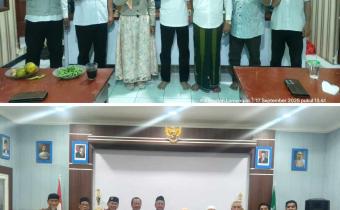 Perkuat Sinergi Pengawasan Partisipatif, Bawaslu Lamongan Temui PCNU Lamongan dan PD Muhammadiyah Lamongan