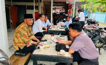 Evaluasi dan Proyeksi Pengamanan Penyelenggaraan Pemilu Tahun 2029, Bawaslu koordinasi dengan Jajaran Polres Lamongan.